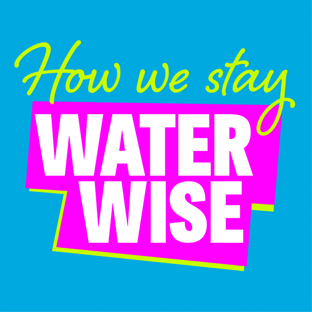 Logo - How we stay water wise