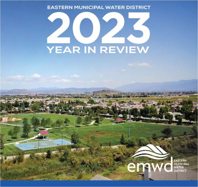 Cover Page Picture EMWD 2023 Year In Review Annual Report