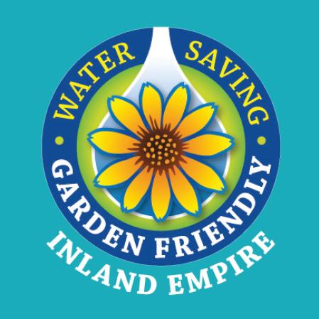 Water Saving, Garden Friendly, Inland Empire logo. 
