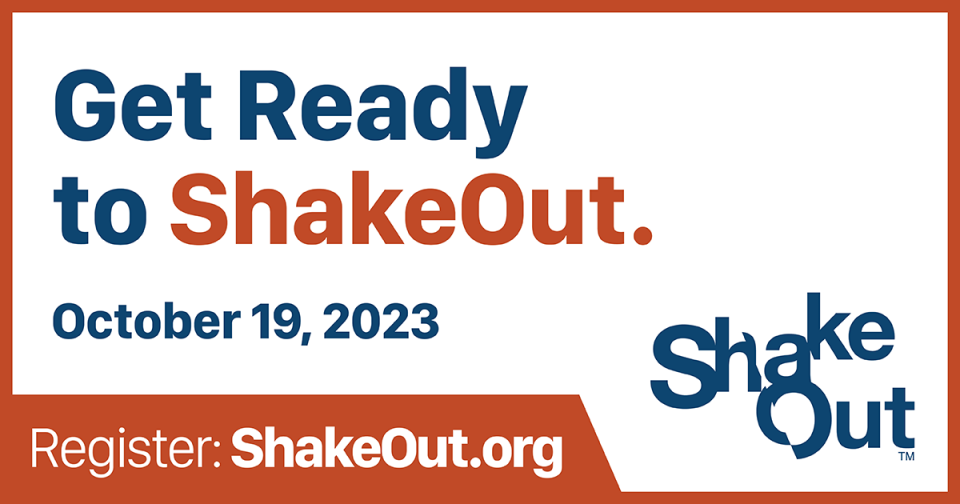 Shake Out. Don't Freak Out. Logo.
