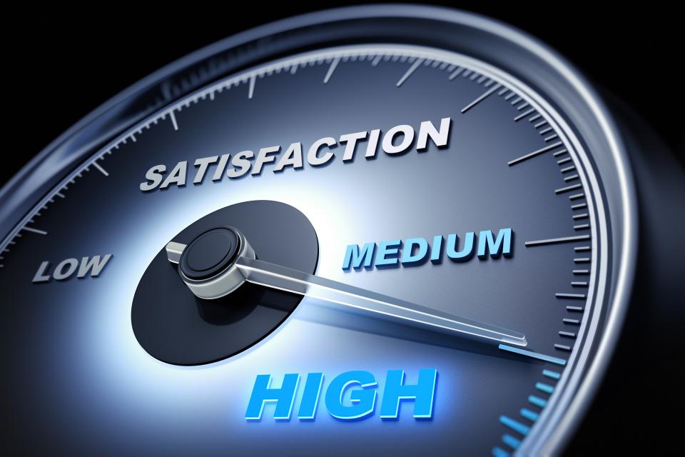 Customer Satisfaction Rating  Icon