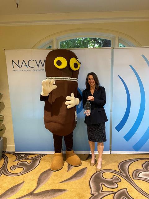 EMWD’s Patrick the Poo Mascot Recognized for Educational Excellence